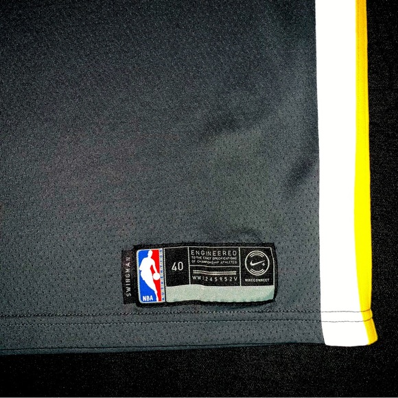 SOLD NWT Nike Kevin Durant Golden State Warriors #35 Charcoal The Town Jersey 40 - Picture 5 of 7